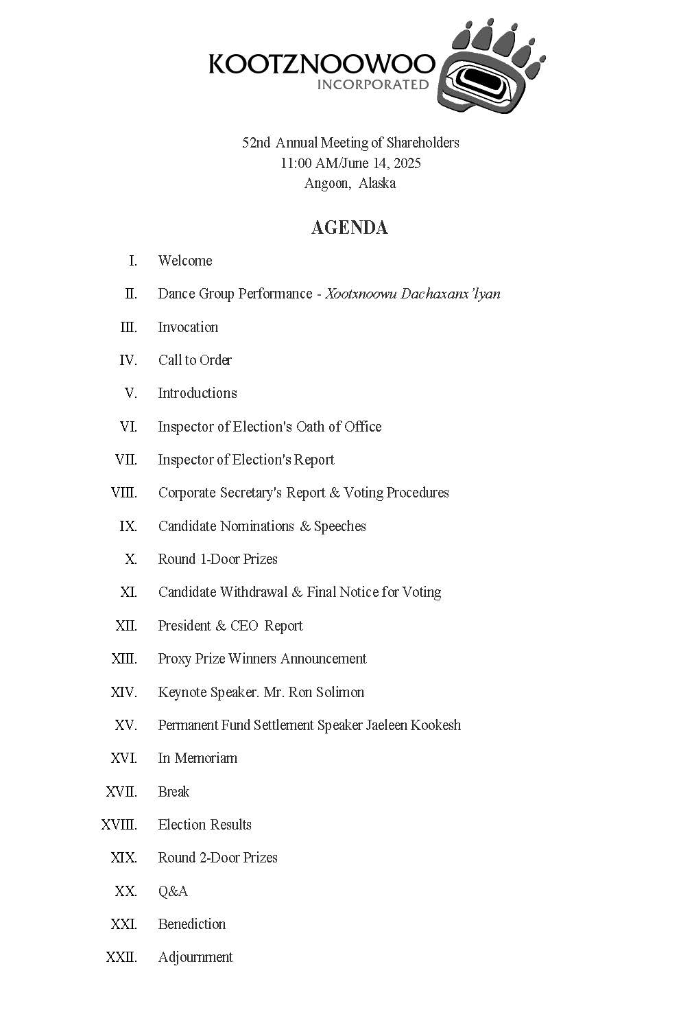 52nd Annual Meeting of Shareholders Agenda FINAL UPDATED-1.jpg